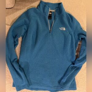The North Face Blue Quarter-Zip Fleece size XS